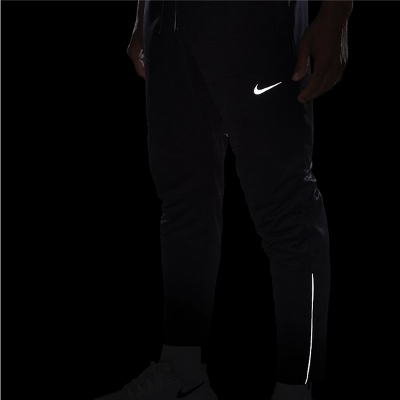 Nike Phenom Knit Running Athletic Pants Dri-FIT DQ4740-010 Black Men's NWT - Picture 8 of 12